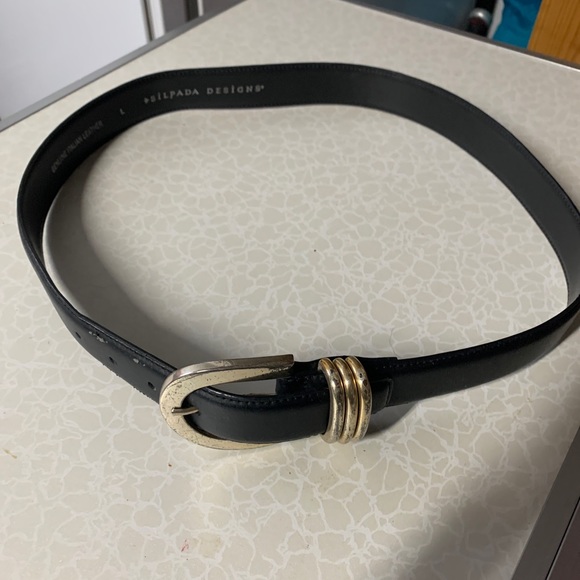 Silpada Design Leather Belt Womens Large 41.5. - Picture 1 of 8